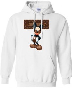 Louis Vuitton Stripe Mickey Hoodie DAP