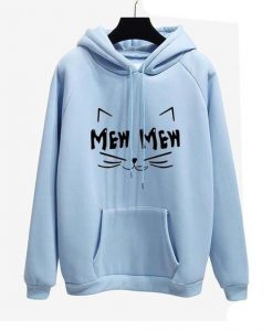 MEWMEW Blue Hoodie DAP