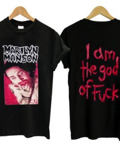 Marilyn Manson I am The God of Fuck T-shirt DAP