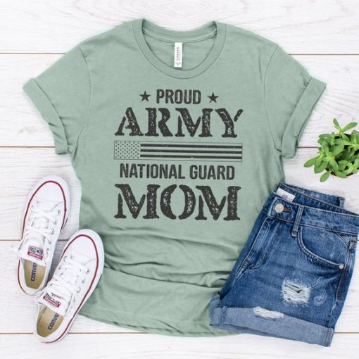 National Guard Mom TSHIRT DAP