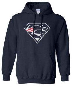 New England Patriots Superman Hoodie DAP