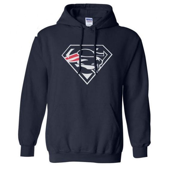 New England Patriots Superman Hoodie DAP