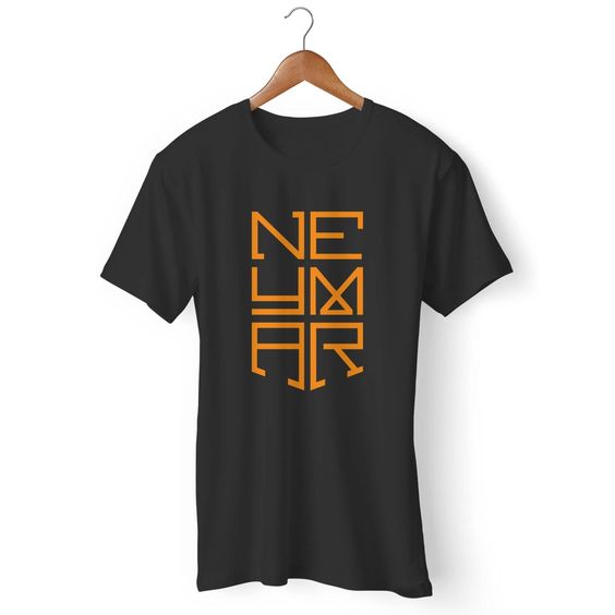 Neymar Logo Orange Man's T-Shirt DAPNeymar Logo Orange Man's T-Shirt DAP