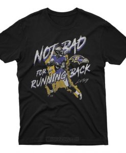 Not Bad For A Running Back Lamar Jackson T shirt DAP