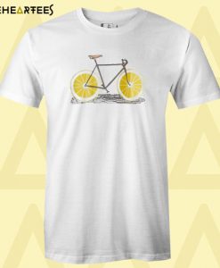 Old Bicycle Print T Shirt