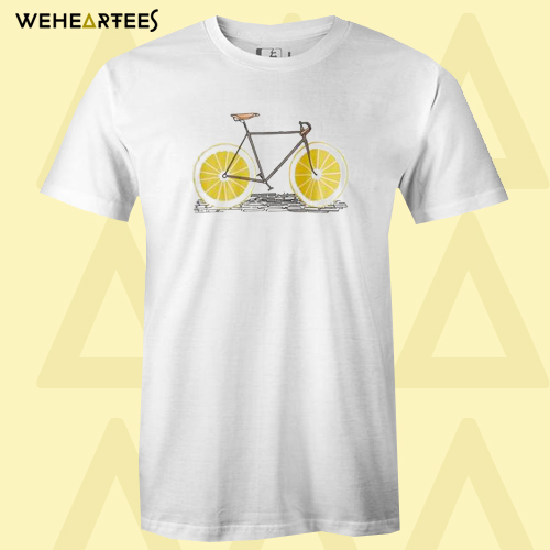 Old Bicycle Print T Shirt