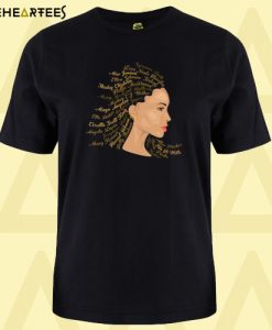 Phenomenal Women Black T shirt