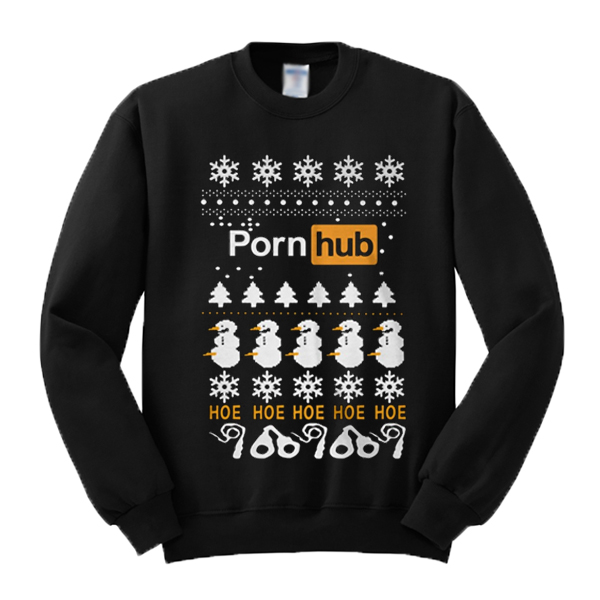 Porn Hub Christmas Sweatshirt DAP