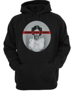 Princess Leia fight like a girl hoodie DAP