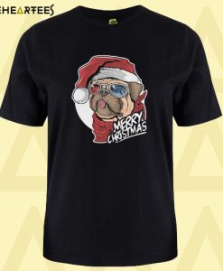 Pug Dog - Merry Christmas T-Shirt