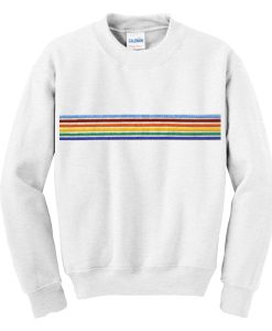 Rainbow Stripe Sweatshirt DAP