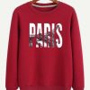 Red Casual SWEATSHIRT DAP