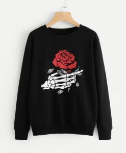 Rose Flower Sweatshirt DAP