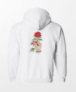 Rose Hand Back Hoodie DAP