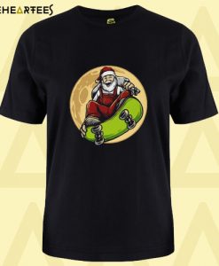 Santa Claus on a Skateboard T-Shirt