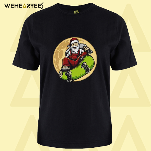 Santa Claus on a Skateboard T-Shirt