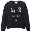 Sequin deer Sweatshirt DAP