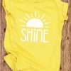 Shine Yellow Shirt DAP