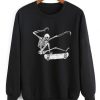 Skateboarding Skeleton Sweatshirt DAP