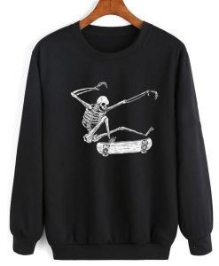 Skateboarding Skeleton Sweatshirt DAP