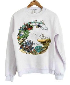 Studio Ghibli Characters Sweatshirt DAP