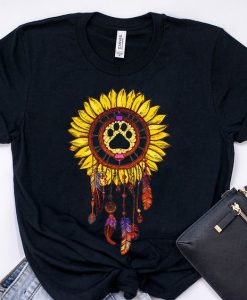 Sunflower paw Dreamcatcher Shirt DAP