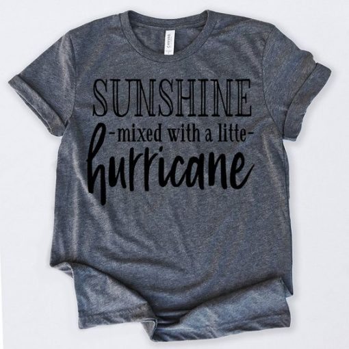 Sunshine Mixed With A Little Hurricane T-Shirt DAP