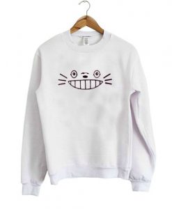 Totoro face funny Sweatshirts DAP