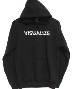 Visualize Black Graphic Hoodie DAP