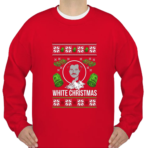 White Christmas Pablo Escobar Narcos Christmas sweatshirt DAP