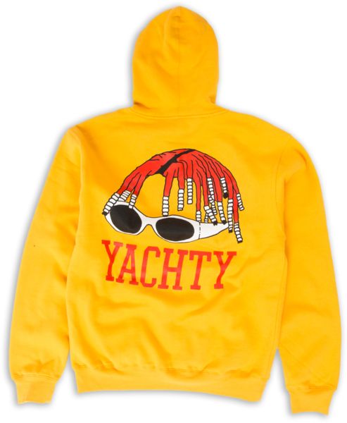 Yachty Yellow Back Hoodie DAP
