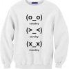 cute emoji days Sweatshirt DAP