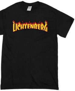 lichtenberg flame T-shirt DAP