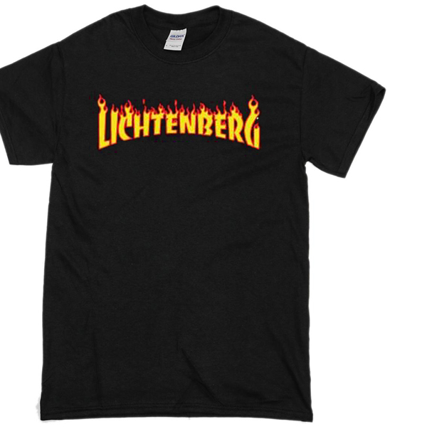 lichtenberg flame T-shirt DAP