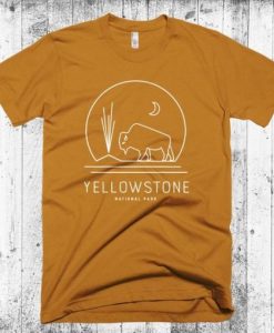 yellowstone national park graphic tee TSHIRT DAP