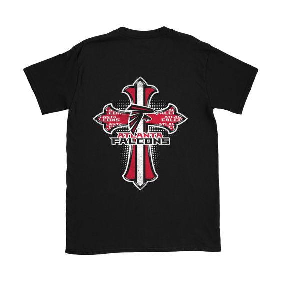 American Football Red Crusader Cross Atlanta Falcons NFL Shirts DAP