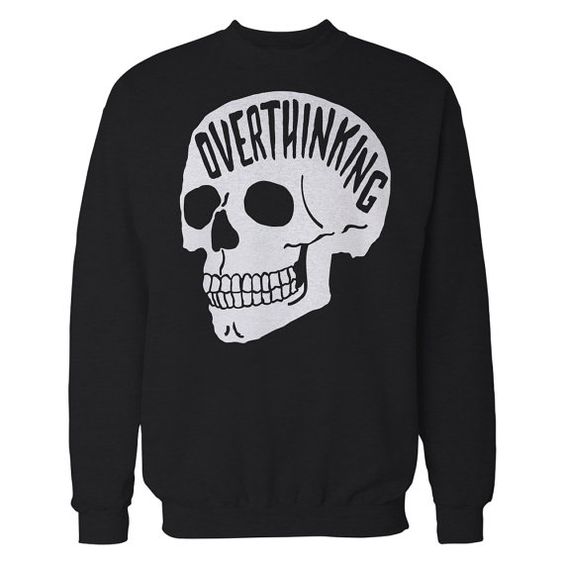 Anxiety Skull Sweatshirt. DAP