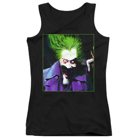 Arkham Asylum Juniors Joker Tank Top dapArkham Asylum Juniors Joker Tank Top dap