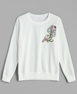 Autumn and Spring Floral SWEATSHIRT DAP