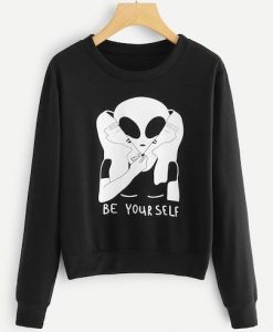 BE YOUR SELF SWEATSHIRT DAP