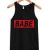 Babe Rectangular Tank Top DAP