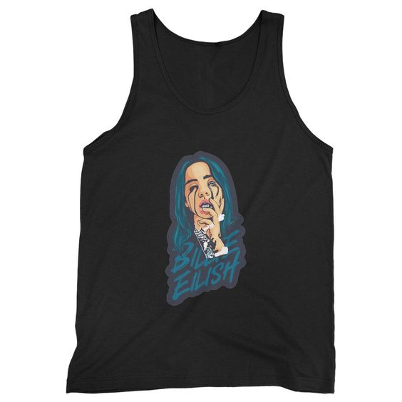 Billie Eilish Crying Man's Tank Top DAPBillie Eilish Crying Man's Tank Top DAP