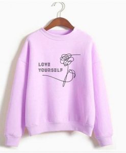 Bts love yourself sweatshirt DAP