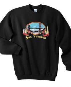 California san francisco sweatshirt DAP