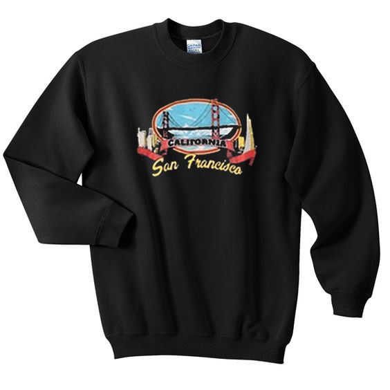 California san francisco sweatshirt DAP