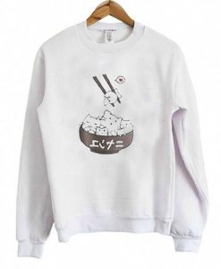 Cat Japanese Art Food Unisex Sweatshirts DAP