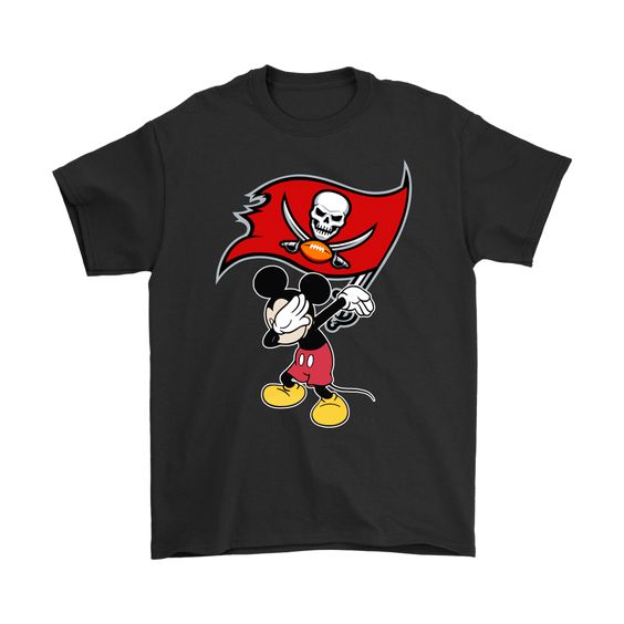 Dabbing Mickey Flippin' Love Tampa Bay Buccaneers Football Shirts DAP