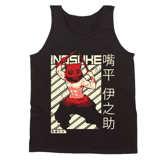 Demon Slayer Inosuke Kimetsu No Yaiba Men's Tank Top DAP