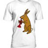 Funky brown bunny rabbit Tshirt DAP