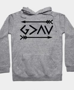 God is Greater than the Highs and Lows Hoodie DAP